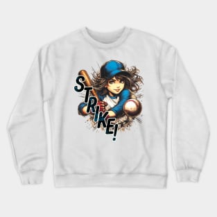 Swing Star Baseball Crewneck Sweatshirt